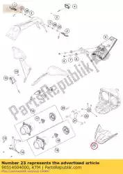 Aquí puede pedir luz de estacionamiento de la lámpara de KTM , con el número de pieza 90514004000: