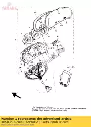 Ici, vous pouvez commander le compteur de vitesse assy auprès de Yamaha , avec le numéro de pièce 4BS835002000: