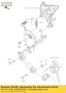 kawasaki 921911739 rura 12x15x40 zx900-f1h - Dół