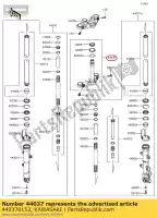 440370152, Kawasaki, tenedor-tenedor debajo kawasaki z  b a z300 abs 300 , Nuevo