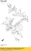 4357313K00, Suzuki, ruban adhésif, repose-pieds avant no2 rh suzuki  750 2017 2018 2019, Nouveau