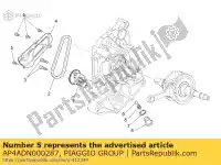 AP4ADN000287, Piaggio Group, parafuso sextavado aprilia scarabeo 125 2007 2009 2011, Novo