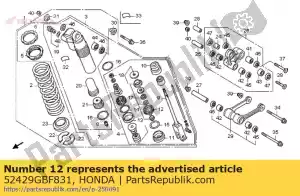 Honda 52429GBF831 case comp., rod guide - Bottom side