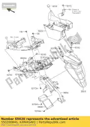 Here you can order the guard from Kawasaki, with part number 550200846: