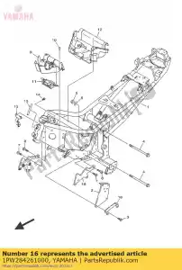 yamaha 1PW284261000 bracket 1 - Bottom side