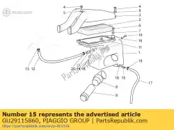 Here you can order the joint from Piaggio Group, with part number GU29115860: