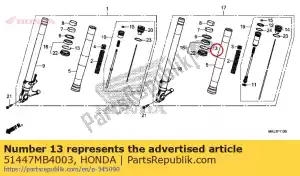 Honda 51447MB4003 circlip, interne - La partie au fond