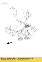 1871121H00, Suzuki, manguera, 2 ° aire cl suzuki gsx r1000 1000 , Nuevo