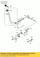 131611119, Kawasaki, lever-comp-change sha kawasaki vn  a vn750 twin 750 , New