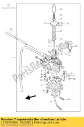 Here you can order the needle, jet from Suzuki, with part number 1338346B00: