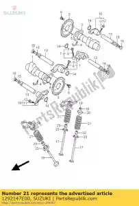 Suzuki 1292147E00 spr??yna, zawór - Dół