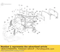 1B00334800090, Piaggio Group, gep? kfach vespa granturismo gts vespa gts zapm4520, rp8m45710,  zapm459l, zapma39l zapma3100, zapma3200 zapma3200, zapma3100 zapma3300 zapma3301, rp8m4581, rp8m45711, rp8m45715, rp8m45712, rp8m45717, rp8m45716, rpbm45842, rp8m45713, rp8m45721, rp8m45720, rp8m45719,, Nuovo