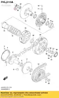 2121415F00, Suzuki, bearing,fixed d suzuki  an 400 2005 2006 2007 2008 2009 2010 2011 2014 2015 2016 2018 2019, New