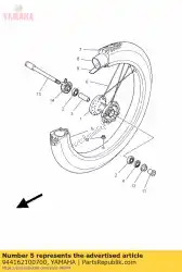 Aquí puede pedir llanta (1. 60-21) de Yamaha , con el número de pieza 944162100700: