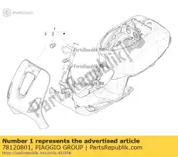 Aqui você pode pedir o cataforese corpo com u. P. Em Piaggio Group , com o número da peça 78120801: