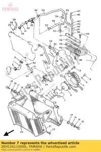 yamaha 26H126110000 fan - Bottom side