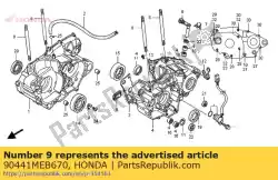 Aquí puede pedir placa, soporte de rodamiento de Honda , con el número de pieza 90441MEB670: