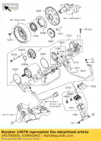 140790009, Kawasaki, houder, starter zr750-j1 kawasaki z zx zzr 600 750 800 1000 1200 2002 2003 2004 2005 2006 2007 2008 2009 2010 2011 2012 2013 2014 2015 2016, Nieuw