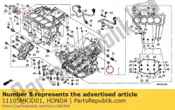 Qui puoi ordinare tappo del carter da Honda , con numero parte 11105MKJD01: