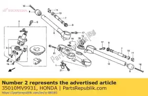 Honda 35010MV9931 sleutelbos - Onderkant