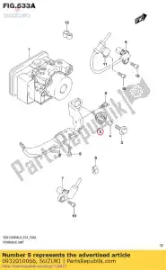 suzuki 0932010066 caucho - Lado inferior