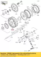 130951378, Kawasaki, carcaça-comp-embreagem ej650-a1 kawasaki  w 650 800 1999 2001 2002 2003 2004 2005 2006 2011 2012 2013 2014 2016 2018, Novo