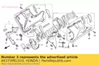 64375MEL010, Honda, cappuccio, l. medio interiore honda cbr fireblade rr cbr1000rr 1000 , Nuovo