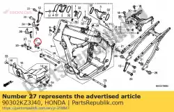 Tutaj możesz zamówić nakr? Tka, ko? Nierz, 10mm od Honda , z numerem części 90302KZ3J40: