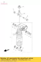 14B222190000, Yamaha, support, supérieur yamaha yzf r 1000 2009 2010 2011, Nouveau