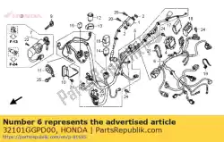 Here you can order the no description available at the moment from Honda, with part number 32101GGPD00: