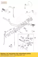 58402091600, KTM, thrott.cable 'open-close ktm adventure duke lc lc4 ls sxc 400 625 640 2000 2001 2002 2003 2004 2005 2006 2007, New