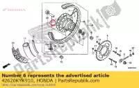 42620KYK910, Honda, nessuna descrizione disponibile honda  crf 110 125 2014 2018 2019 2020, Nuovo