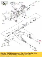 330400076, Kawasaki, Adjuster-chain ej800abf kawasaki  w 800 2011 2012 2013 2014 2016 2018 2019 2020 2021, New