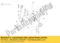 647431, Piaggio Group, piasta lewa gilera runner 125 200 2005 2006 2007 2008 2009 2010 2011, Nowy