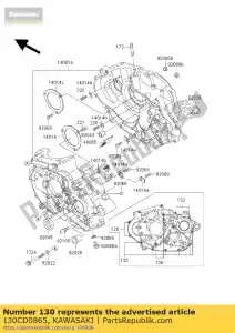 Kawasaki 130CD0865 met flens - Onderkant