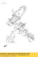 6311247H10YVZ, Suzuki, dekking, rr spatbord suzuki gsx r1000 r1000a 1000 , Nieuw