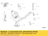 890792, Piaggio Group, carburador vhst 28 cd aprilia rs 125, Novo