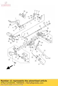 yamaha 4TR272430000 szef, peda? hamulca - Dół
