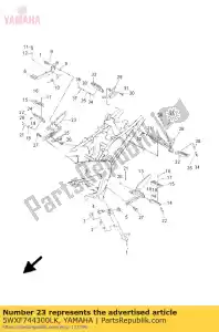 yamaha 5WXF744300LK parentesi 3 - Il fondo