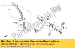 Aquí puede pedir conjunto de brazo, pateador de arranque de Honda , con el número de pieza 28300KRN000: