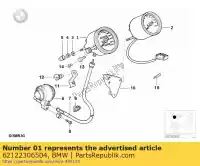 62122306504, BMW, tachimetro - km / h bmw  1150 2001 2002 2003 2004 2005 2006, Nuovo