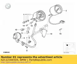 Here you can order the speedometer - km/h            from BMW, with part number 62122306504: