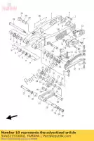 5UN221510000, Yamaha, sceau, garde yamaha wr yz 125 250 450 2003 2004, Nouveau