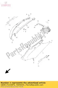 yamaha 1B9F172100P3 cubierta, lado 2 - Lado inferior