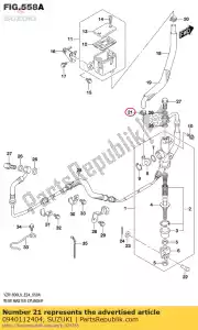 Suzuki 0940112404 grampo - Lado inferior