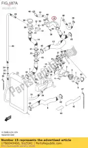 suzuki 1786040H00 tubo comp, cyl w - Lado inferior