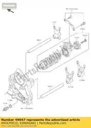 rod-shift zr750-j1h van Kawasaki, met onderdeel nummer 490470010, bestel je hier online: