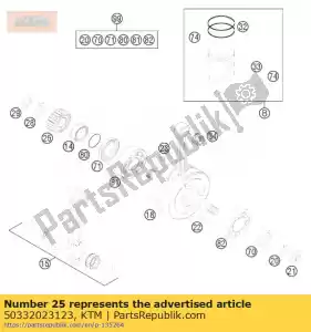 ktm 50332023123 pignone primario 23-t 125/200 06 - Il fondo