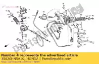 35020HN5A10, Honda, set,sw assy lh ha honda trx350fe fourtrax rancher 4x4 es 350 , New