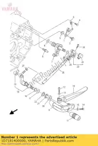 yamaha 1D7181400000 montagem da alavanca de bloqueio - Lado inferior